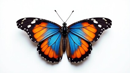 Naklejka premium butterfly on black background