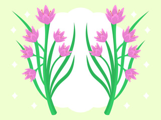 Bouvardia Concept Illustration Stylish and Beautiful