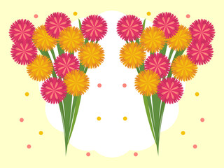 Chrysanthemum Concept Illustration Stylish and Beautiful