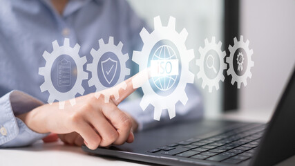 ISO standard guarantee assurance quality certification technology business concept