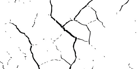 Distressed Vector Texture Overlays Featuring Earthquake-Induced Cracks on Land, Wall, and Floor Surfaces in Black, White, and Grey, Ideal for Simulating Earthquake Damage and Surface Deformation in De