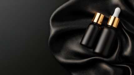 Luxurious Cosmetic Products Shine in Elegant Studio Photography