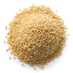buckwheat on white background