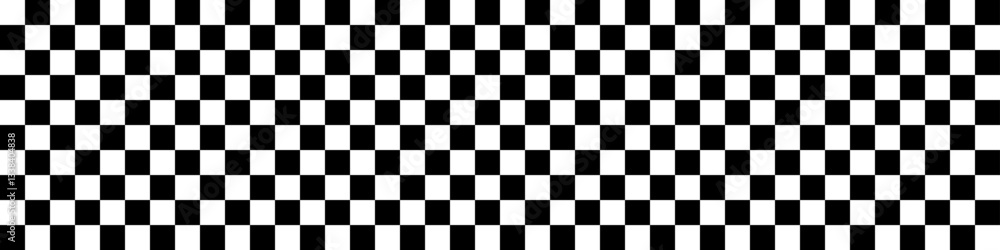 Aufkleber checker background. checkerboard seamless vector illustration. black and white chess pattern. grid g