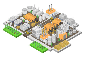 Vegetable waste recycling isometric