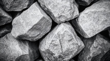 A Close Up View Of Gray Rocks