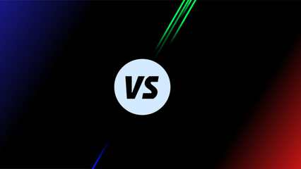 Red blue glow versus transition screen