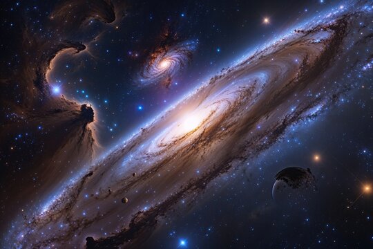 Discovering the Andromeda Galaxy Cosmic Vibrancy and Celestial Marvels Unveiled