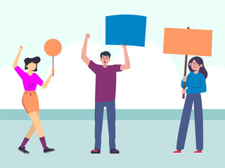 Discrimination Concept Illustration Stylish and Beautiful