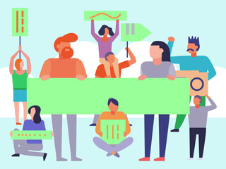 Inequality Concept Illustration Stylish and Beautiful