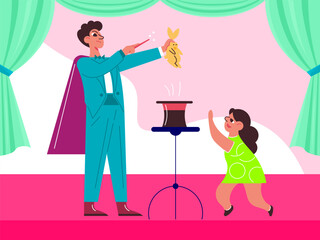 Entertainer Concept Illustration Stylish and Beautiful