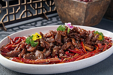 Sichuan Spicy Beef Fillet