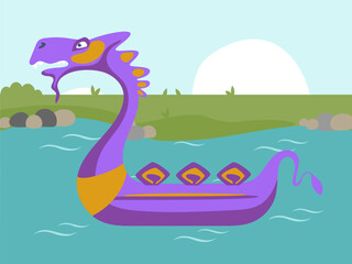 Ship Figurehead Concept Illustration Stylish and Beautiful