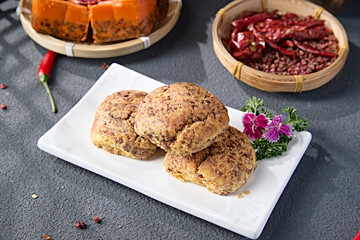 Sesame Brown Sugar Chess Pie