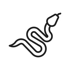 Serpent icon vector image. Suitable for mobile apps, web apps and print media.