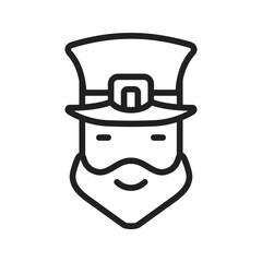 St Patrick icon vector image. Suitable for mobile apps, web apps and print media.