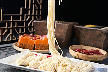 Haidilao hotpot ingredients hand-rolled noodles