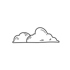 hand drawn cloud icon