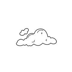 hand drawn cloud icon