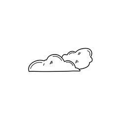 hand drawn cloud icon