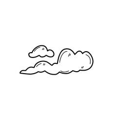 hand drawn cloud icon