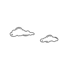 hand drawn cloud icon