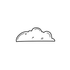 hand drawn cloud icon