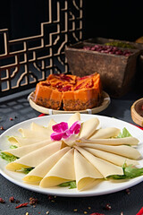 Hot pot dried tofu skin