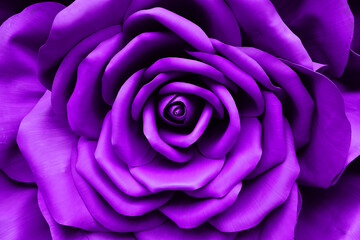 Violet Rose - Top view fresh single blooming flower in the garden - image for valentine love concept  , Floral backdrop and beautiful detail  