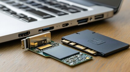 Analyzing SSD Hard Drive Technology and its Integration with Modern Laptop Components