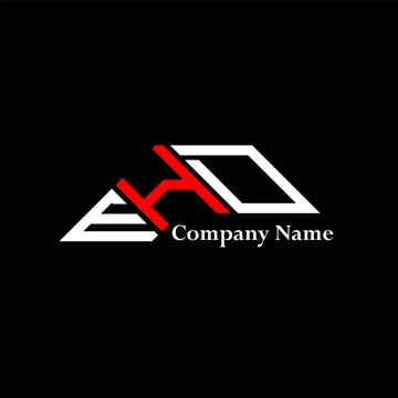 EHD logo design, EHD simple and modern logo. EHD luxurious alphabet design