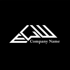 ELW logo design, ELW simple and modern logo. ELW luxurious alphabet design