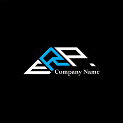 ERP logo design, ERP simple and modern logo. ERP luxurious alphabet design