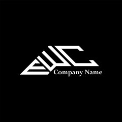 EWC logo design, EWC simple and modern logo. EWC luxurious alphabet design