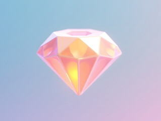 3D rendering of various diamonds
