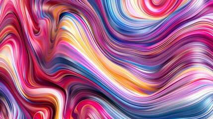 Obraz premium An abstract, colorful background with swirling, flowing lines.