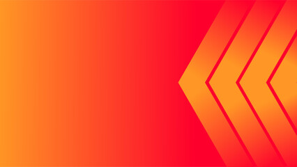 Reddish orange arrows pointing direction presentation background