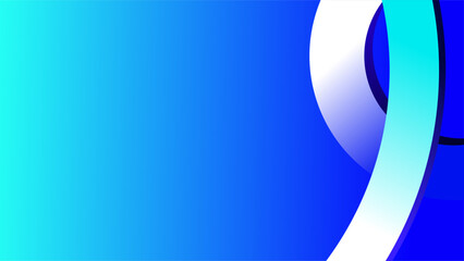White blue green arches and circles over blue green background