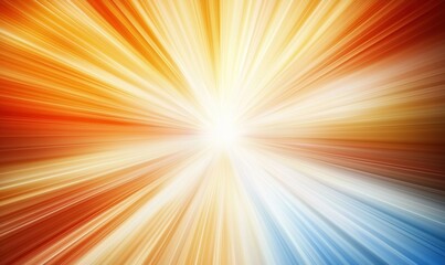 Radiant burst of light, with warm hues blending into cool tones, creating a dynamic abstract background