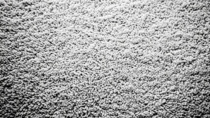 Close Up Texture Of Shaggy White Carpet