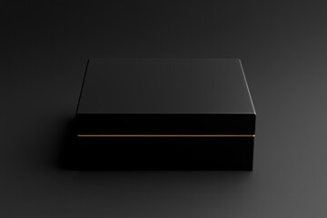 A sleek, minimalistic flat design template for a trading card box, emphasizing customizable branding elements for card game enthusiasts and designers