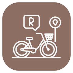 Bicycle Rental Icon