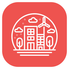 Green Building Icon