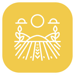 Agricultural Field Icon