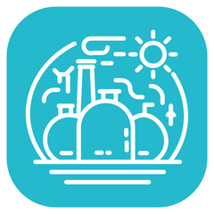 Biogas Plant Icon