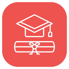 Graduation Diploma Icon