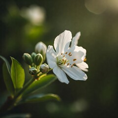 Obraz premium bee on a flower