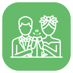 Couples Toast Icon