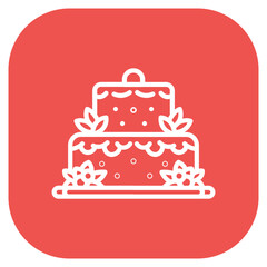 Wedding Cake Topper Icon