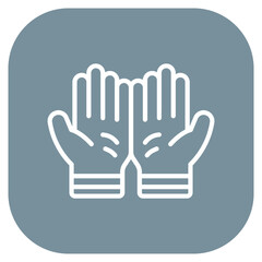 Fire Safety Gloves Icon